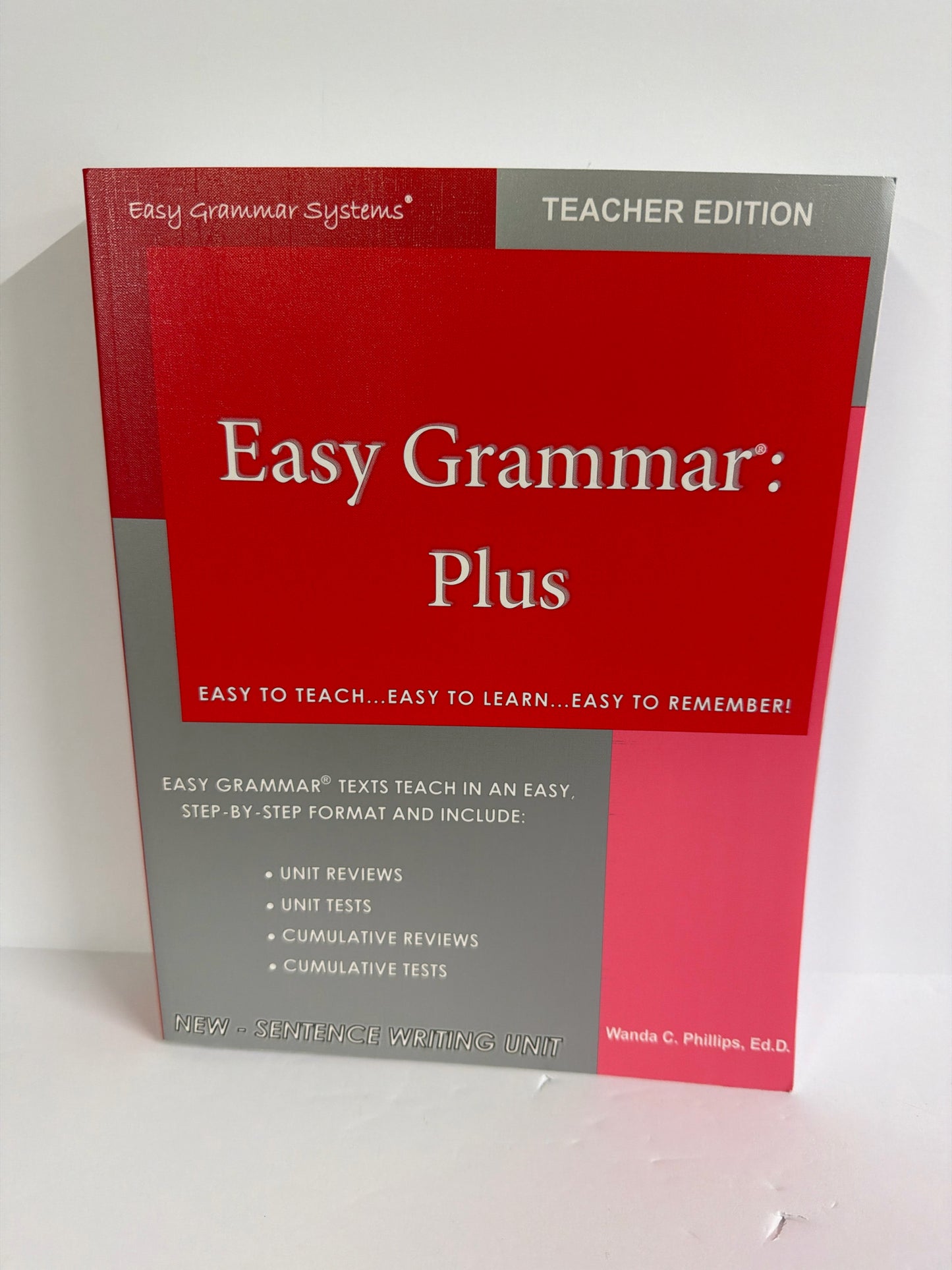 Easy Grammar Plus Easy Grammar Teacher Edition  Pre-Owned 7th-12th Grammar Books