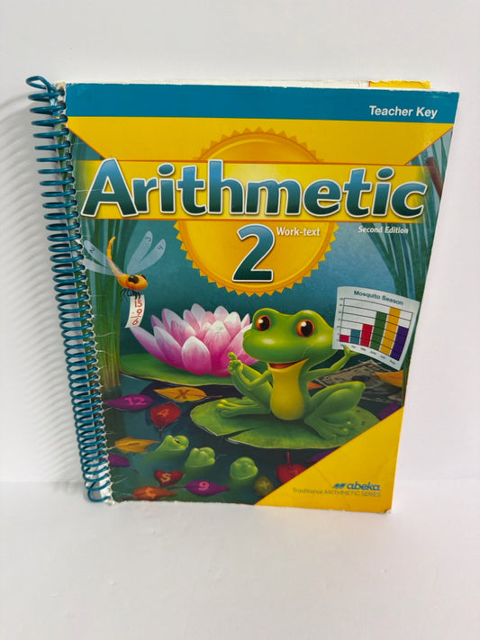Arithmetic 2 Abeka Teacher Key  Pre-Owned 2nd Grade Mathematics Textbooks