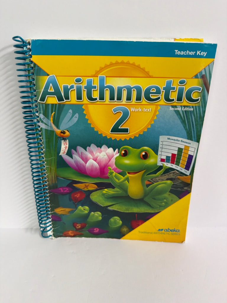 Arithmetic 2 Abeka Teacher Key  Pre-Owned 2nd Grade Mathematics Textbooks