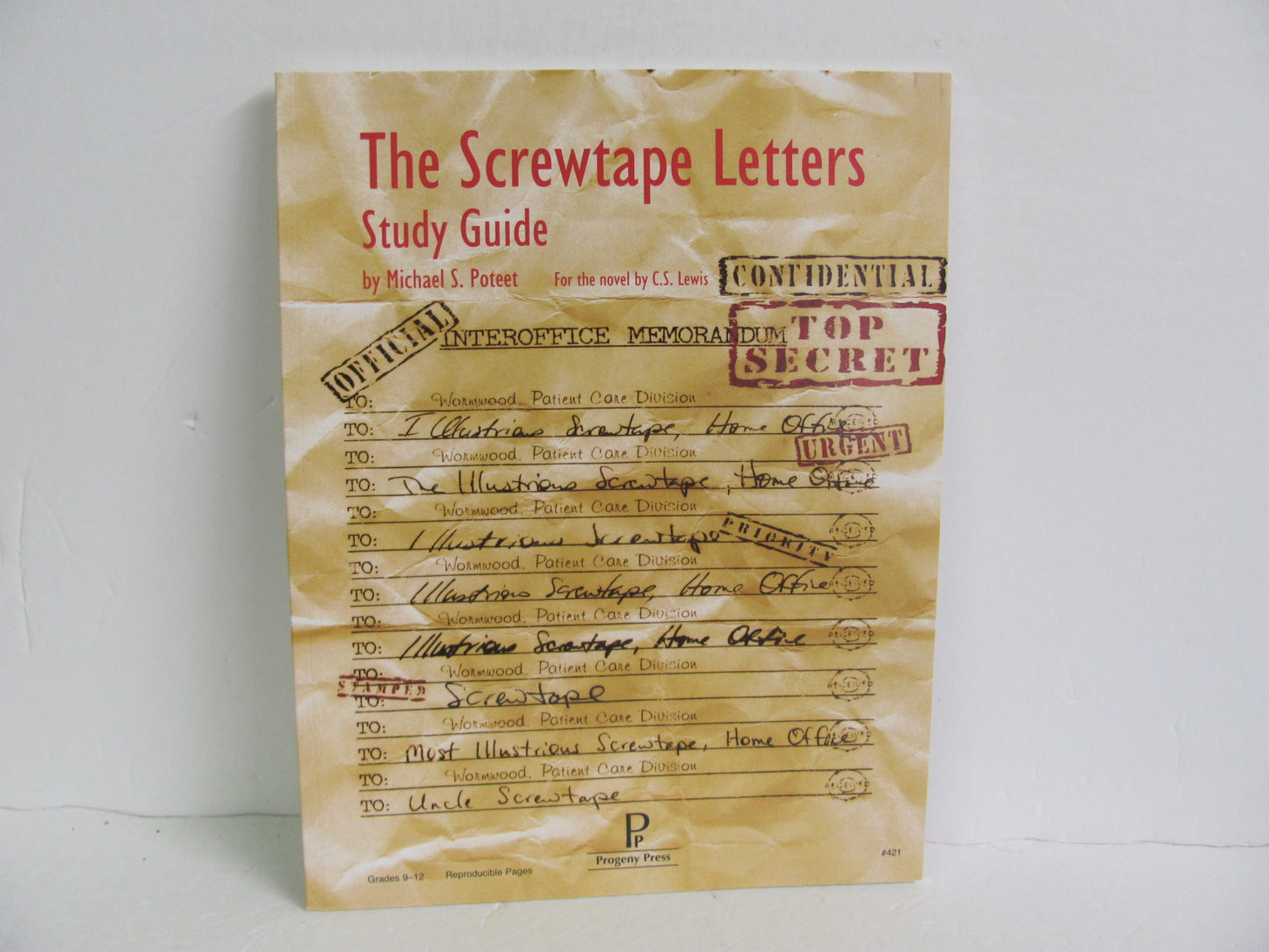 The Screwtape Letters Progeny Press Study Guide - Pre-Owned Literature Guides
