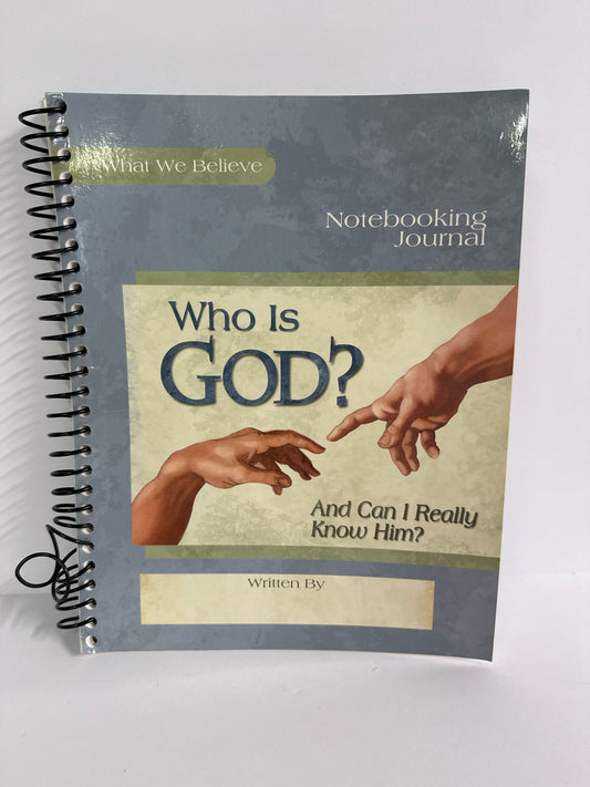 Who is God? Apologia Notebooking Journal  Pre-Owned Elementary Bible Books