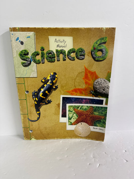 Science 6 BJU Press Activity Manual Pre-Owned 6th Grade Science Textbooks