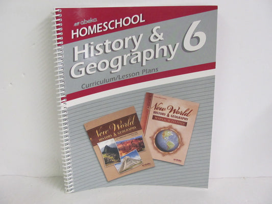 History and Geograph Abeka Curriculum Pre-Owned 6th Grade History Textbooks