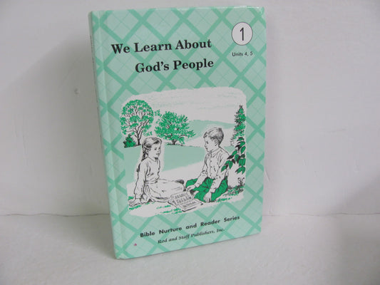 We Learn About God's People Rod & Staff Student Book Pre-Owned Reading Textbooks