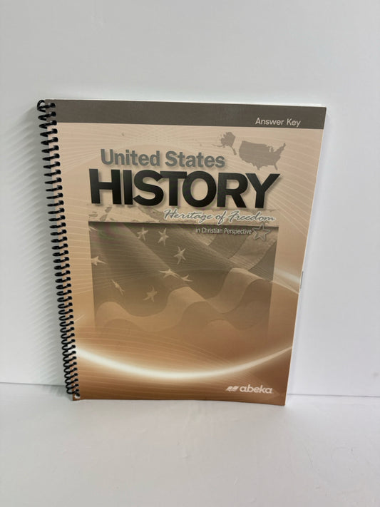 United States History Abeka Answer Key  Pre-Owned 11th Grade History Textbooks