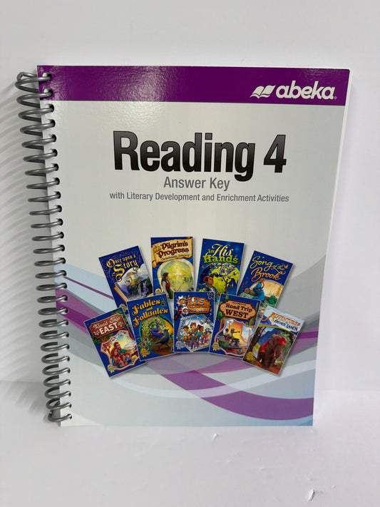 Reading 4 Abeka Answer Key  Pre-Owned 4th Grade Reading Textbooks
