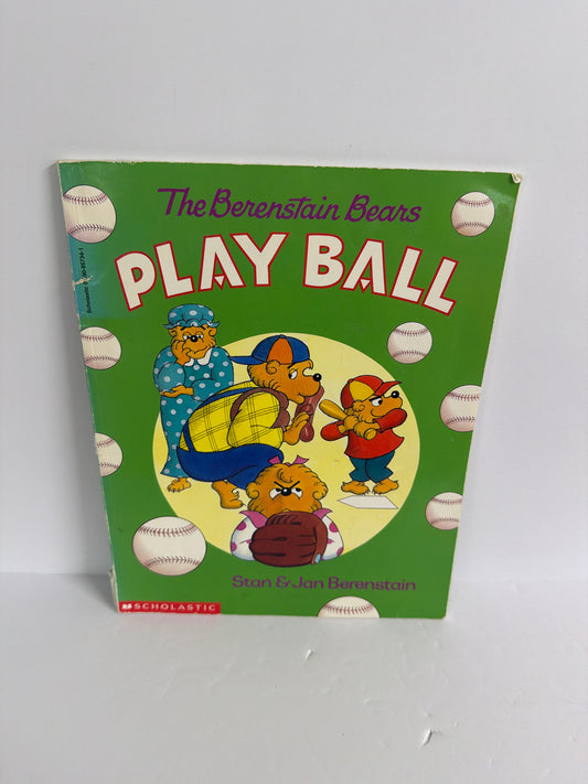 Play Ball, Scholastic Pre-Owned Stan & Jan Berenstain Children's Books