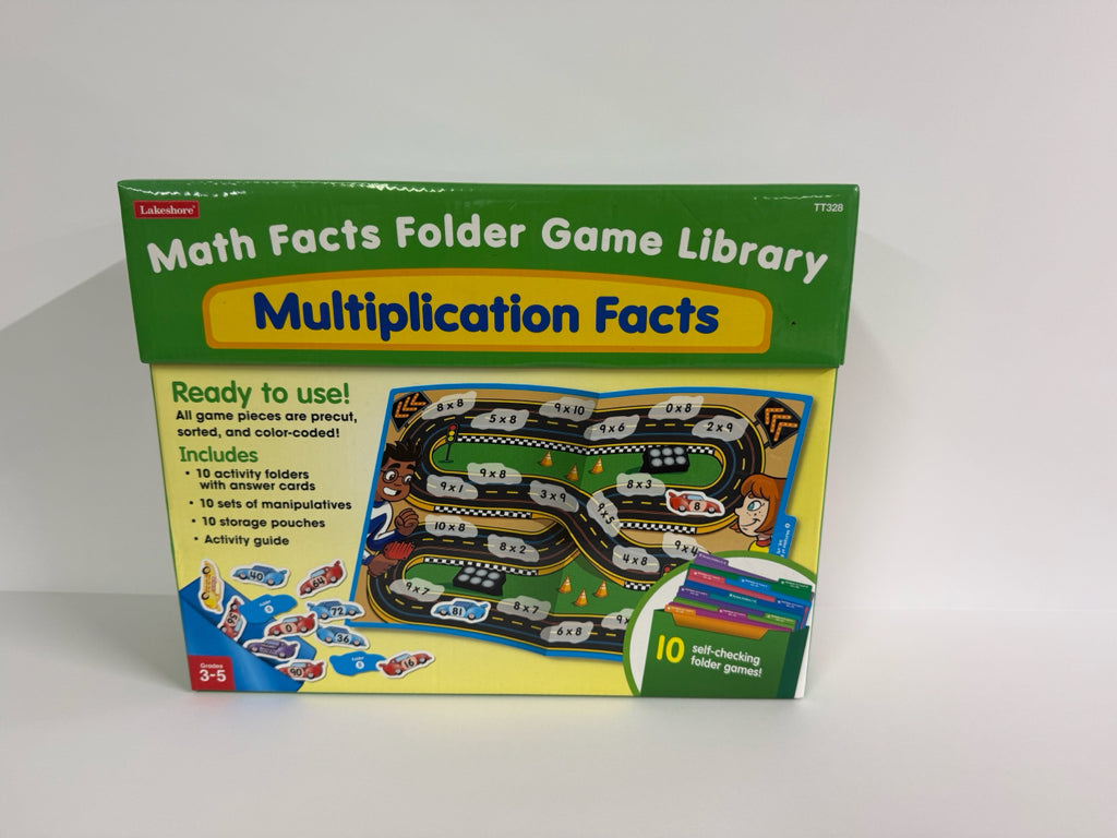 Math Facts Folder Game Library Lakeshore Pre-Owned Mathematics Textbooks