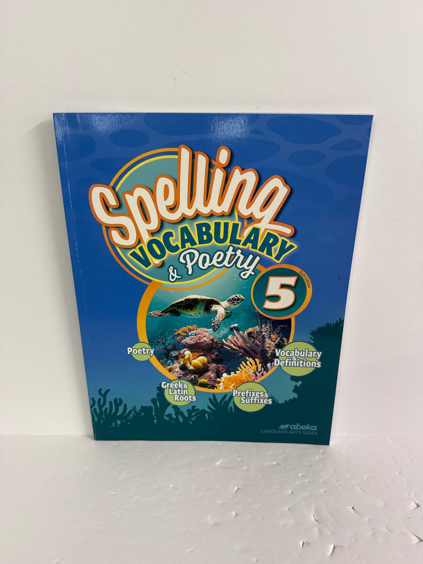 Spelling Vocabulary & Poetry 5 Abeka Student Workbook Language Textbooks