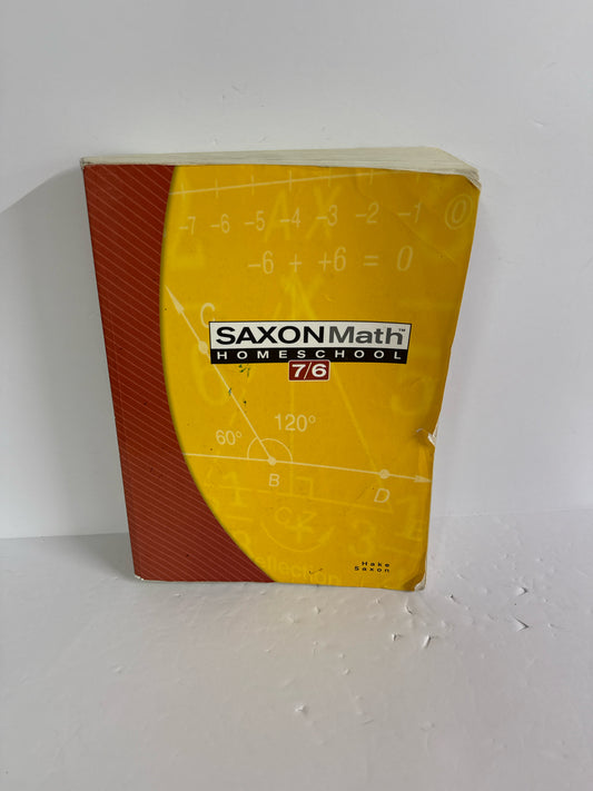 Math 76 Saxon Student Text  Pre-Owned 6th Grade Mathematics Textbooks