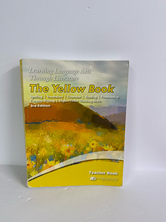 The Yellow Book Common Sense Press Teacher Copy  Pre-Owned Language Textbooks