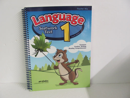 Language 1 Abeka Teacher Key  Pre-Owned 1st Grade Language Textbooks