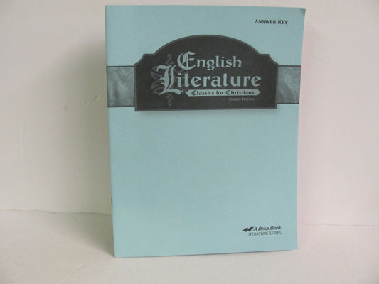 English Literature Abeka Answer Key  Pre-Owned 12th Grade Reading Textbooks