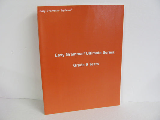 Easy Grammar Ultimate Tests  Pre-Owned Phillips 9th Grade Language Textbooks
