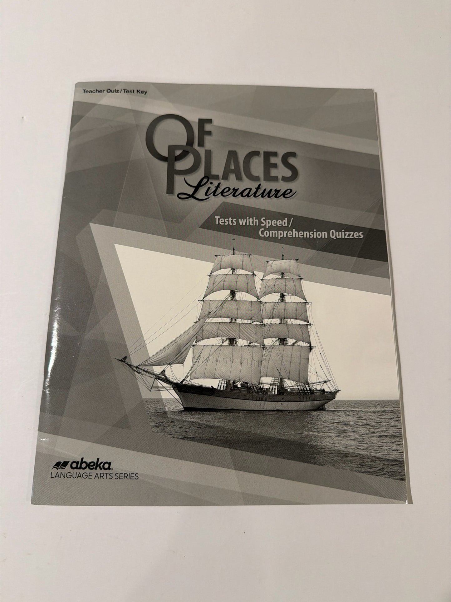 Of Places Literature Abeka Quiz/Test Key  Pre-Owned 8th Grade Literature