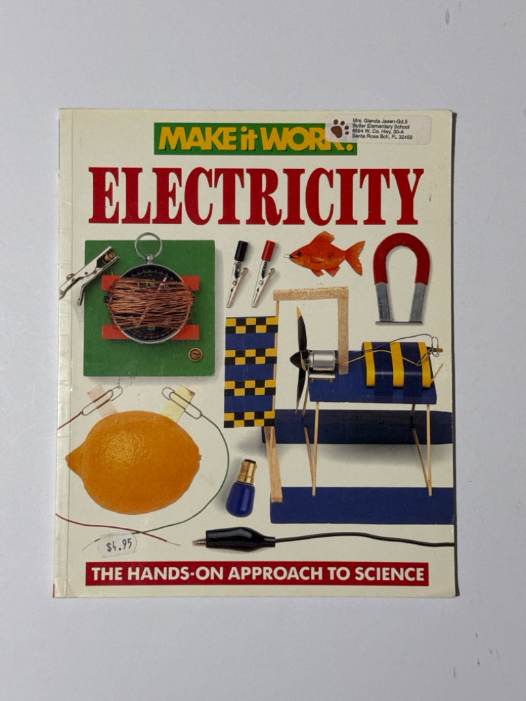 Make It Work Electricity Scholastic Pre-Owned Elementary Electricity Magnetism