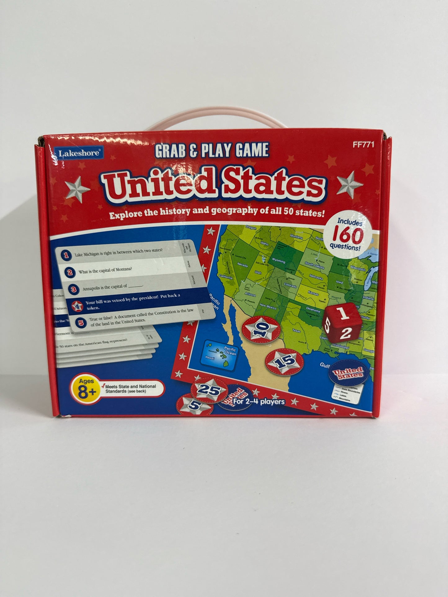 Grab and Play Game Lakeshore Pre-Owned Elementary Geography Books