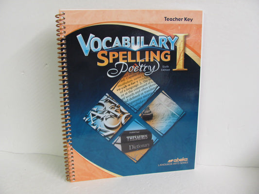 Vocabulary Spelling Poetry I Abeka 7th Grade Spelling/Vocabulary Books