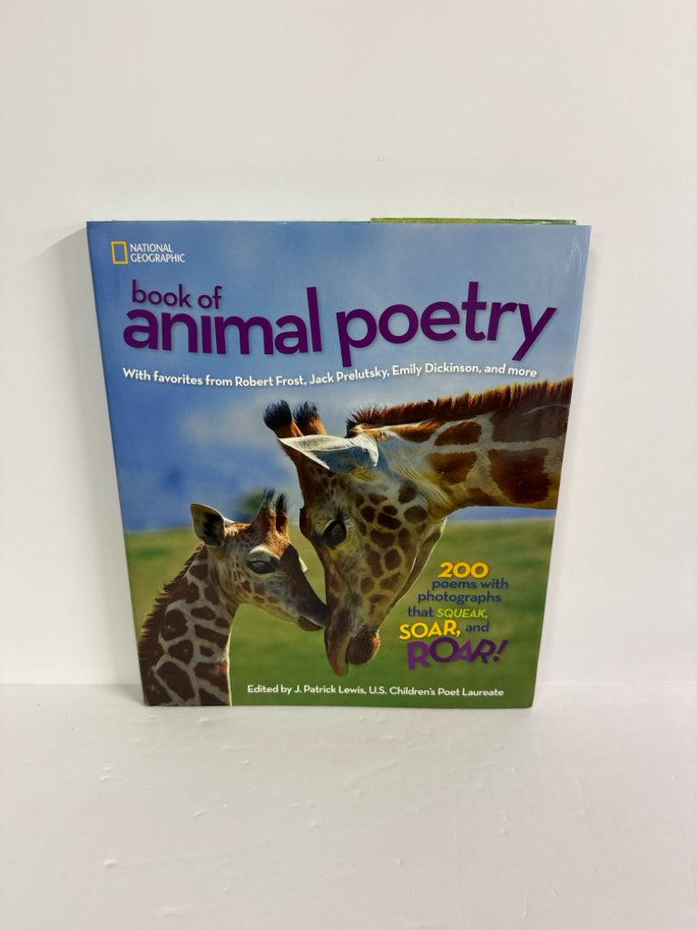 Book of Animal Poetry National Geographic Poetry  Pre-Owned Poetry Books