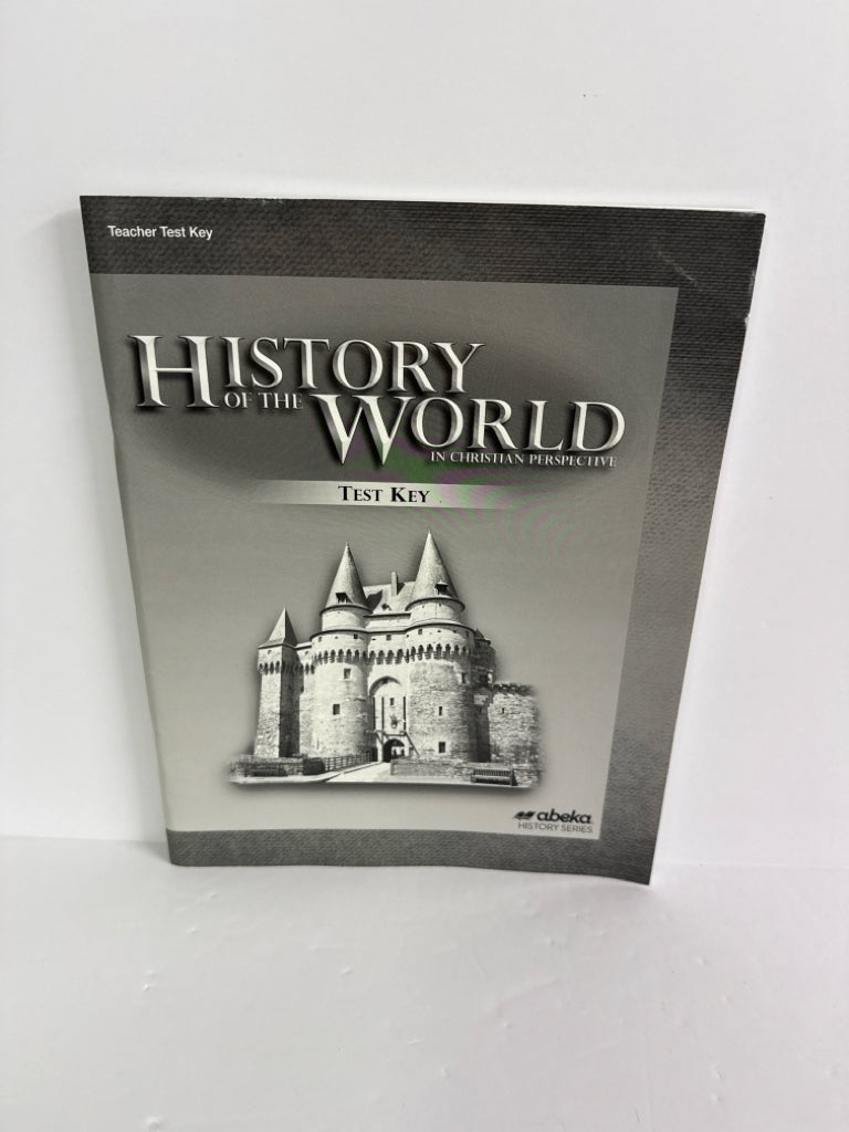 History of the World Abeka Test Key Pre-Owned 7th Grade History Textbooks