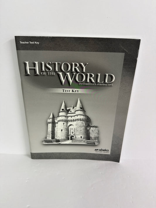 History of the World Abeka Test Key Pre-Owned 7th Grade History Textbooks