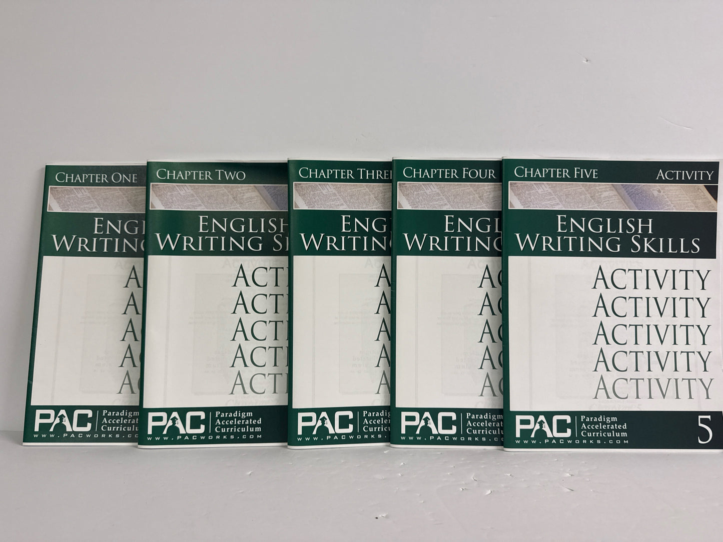 English Writing Skills Paradigm Set  Pre-Owned High School Language Textbooks