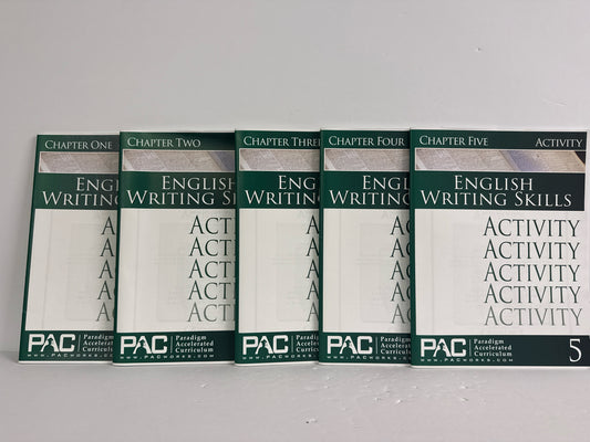 English Writing Skills Paradigm Set  Pre-Owned High School Language Textbooks