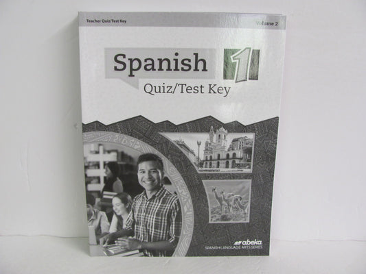 Spanish 1 Volume 2 Abeka Quiz/Test Key  Pre-Owned High School Spanish Books