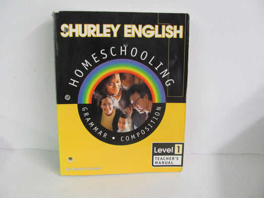 Shurley English 1 Shurley Teacher Manual  Pre-Owned 1st Grade Language Textbooks