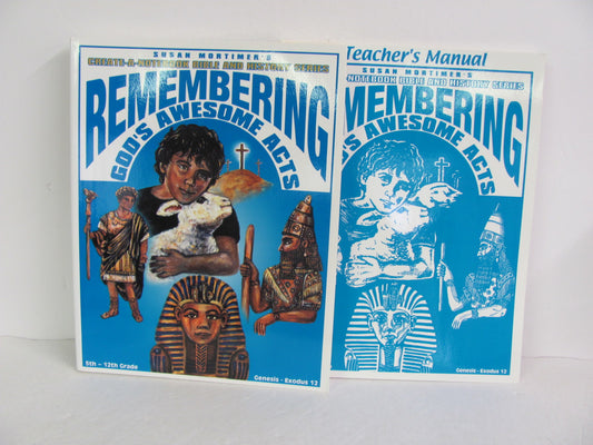 Remembering God's Awesome Acts Mortimer Set  Pre-Owned Mortimer Bible Textbooks