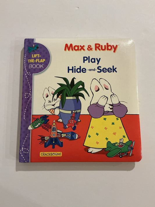 Max & Ruby Play Hide-and-Seek Crackboom Books Pre-Owned Children's Books