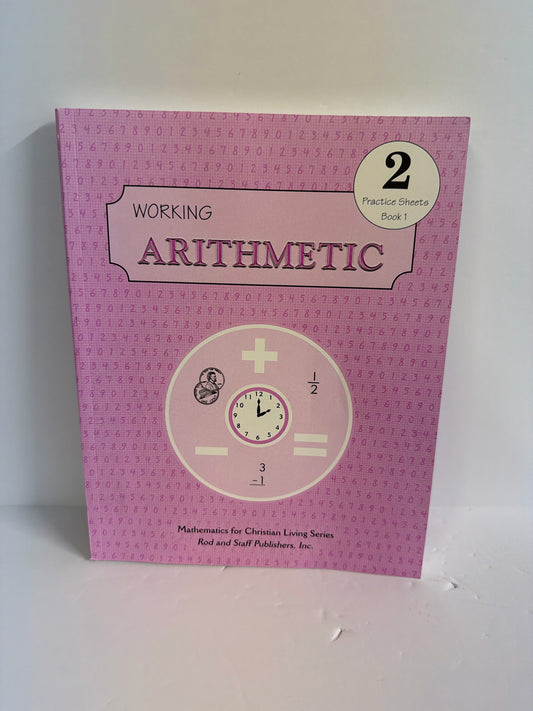 Working Arithmetic Rod & Staff Practice Sheets Pre-Owned Mathematics Textbooks