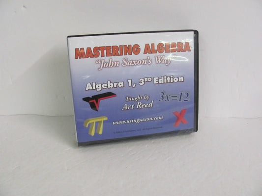 Mastering Algebra 1 Saxon DVDs Pre-Owned Reed High School Mathematics Textbooks