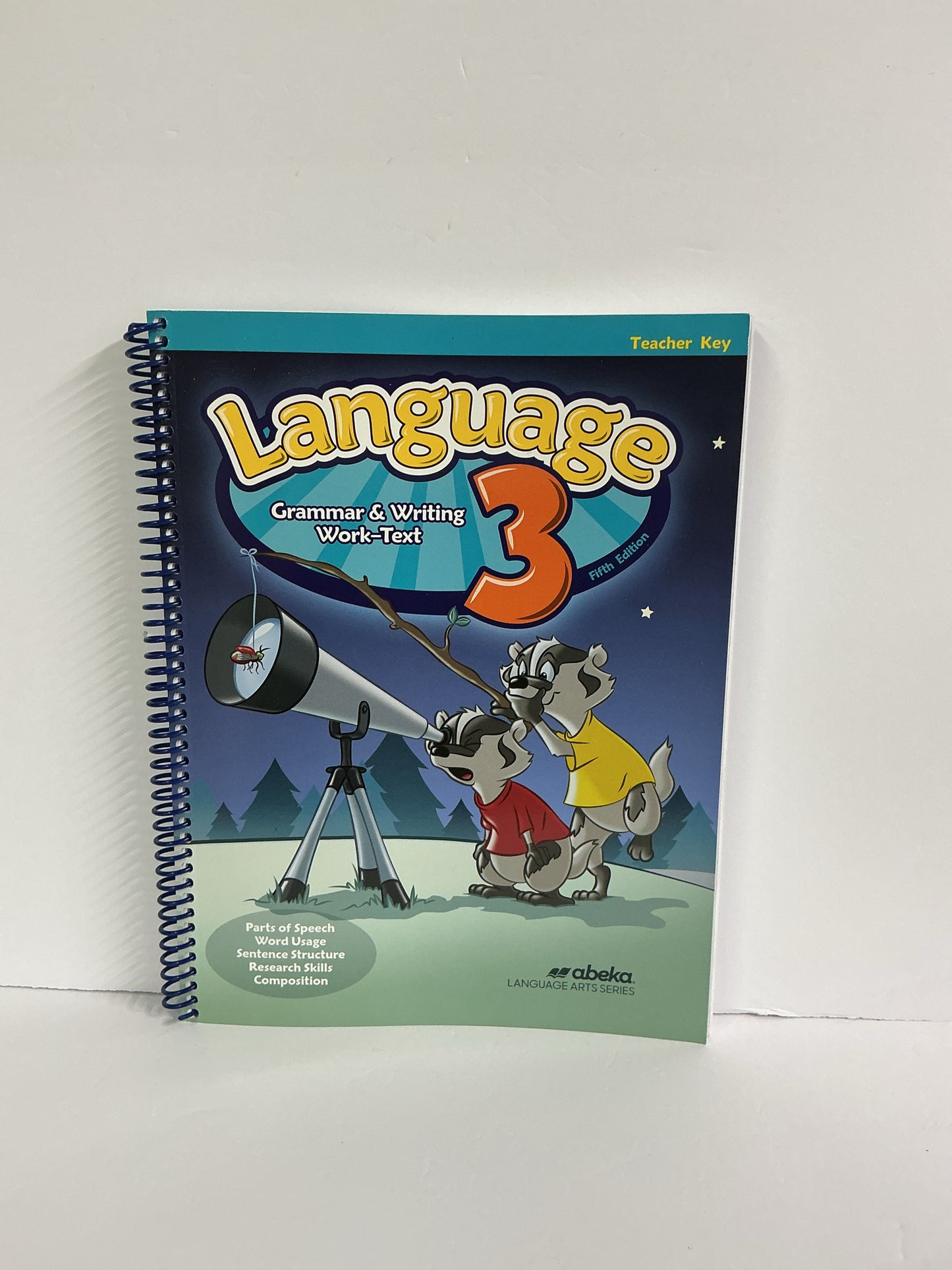 Language 3 Abeka Teacher Key  Pre-Owned 3rd Grade Language Textbooks