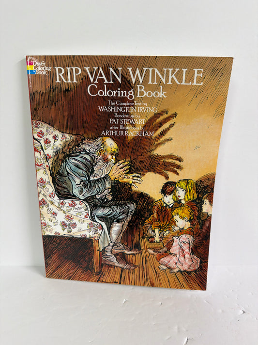Rip Van Winkle Dover Coloring Book  Pre-Owned Elementary Art Books