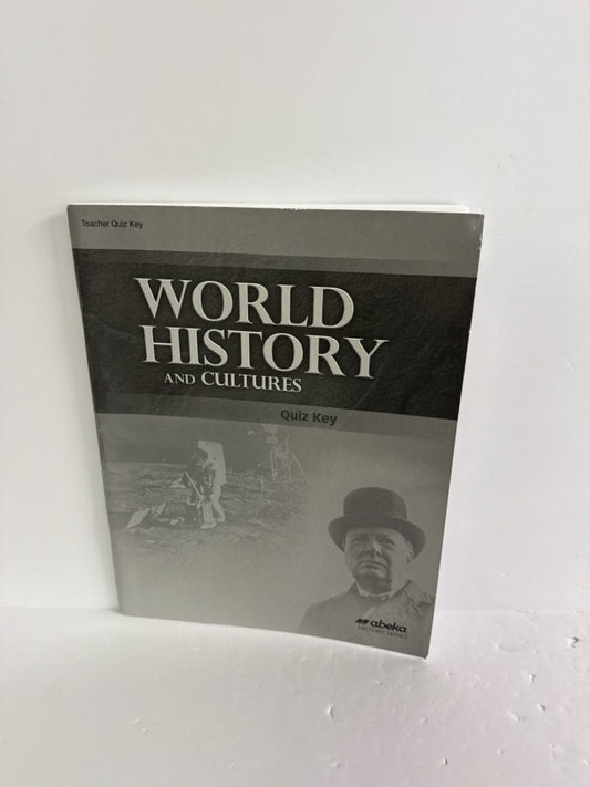 World History and Cultures Abeka Quiz Key Pre-Owned 10th Grade History Textbooks