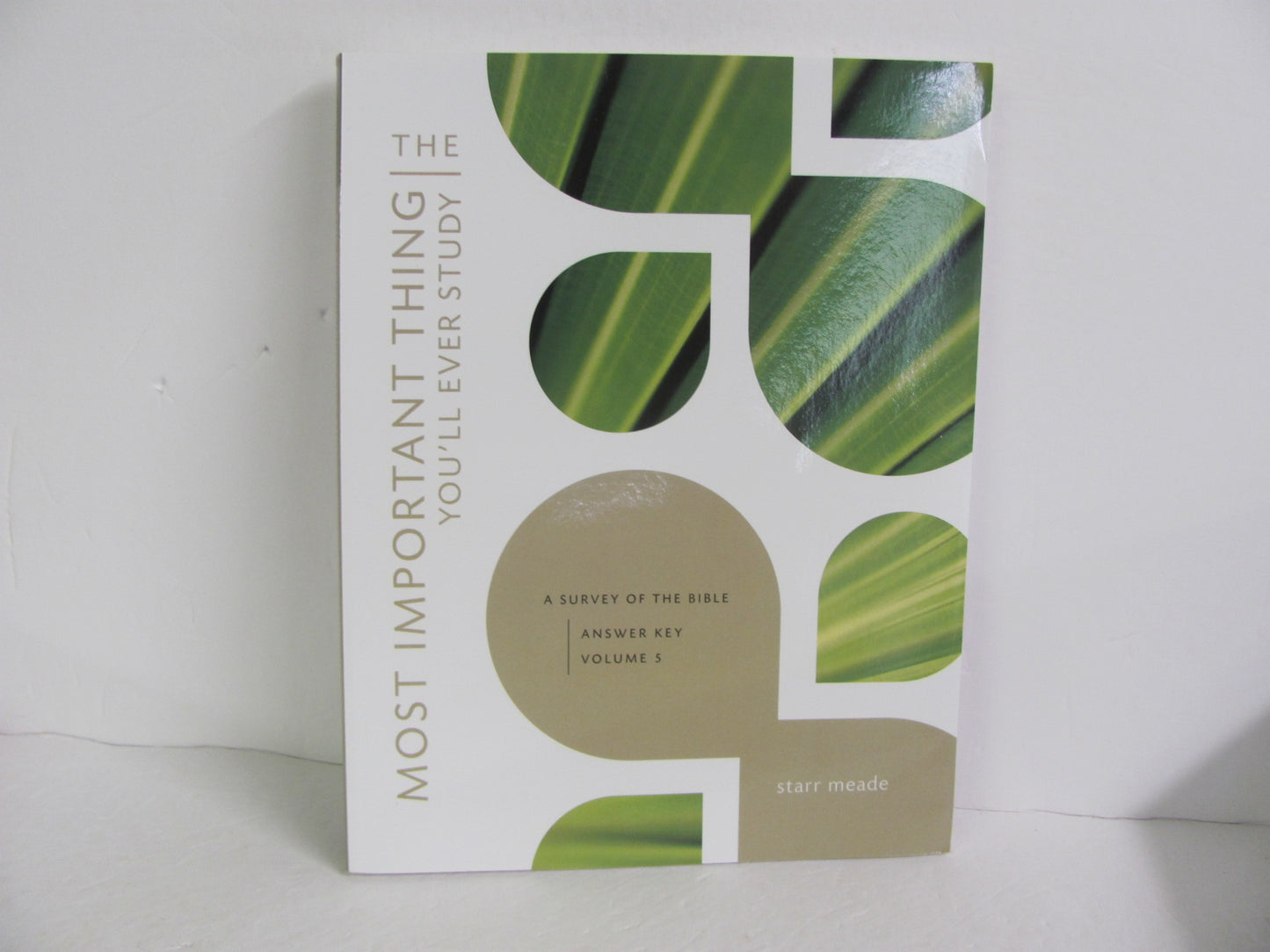 The Most Important Thing Crossway Answer Key  Pre-Owned Bible Textbooks