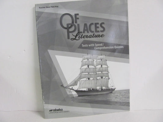 Of Places Literature Abeka Quiz/Test Key  Pre-Owned 8th Grade Reading Textbooks