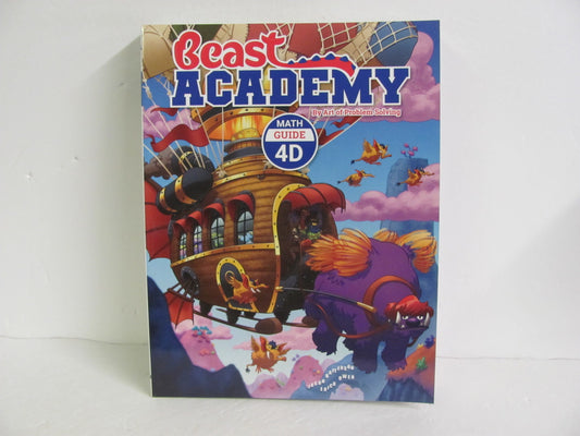 Math Guide 4D Beast Academy Pre-Owned 4th Grade Mathematics Textbooks