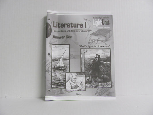 CLE Literature I Teacher Key  Pre-Owned High School Language Textbooks