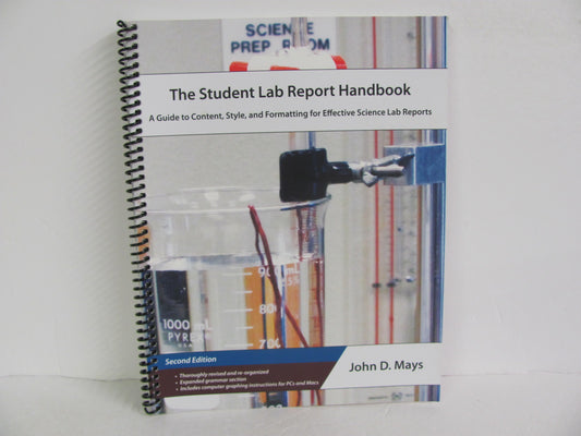 The Student Lab Report Handbook Novare Pre-Owned Mays Science Textbooks