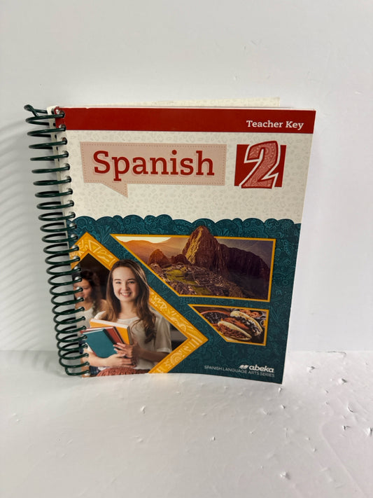 Spanish 2 Abeka Teacher Key  Pre-Owned High School Spanish