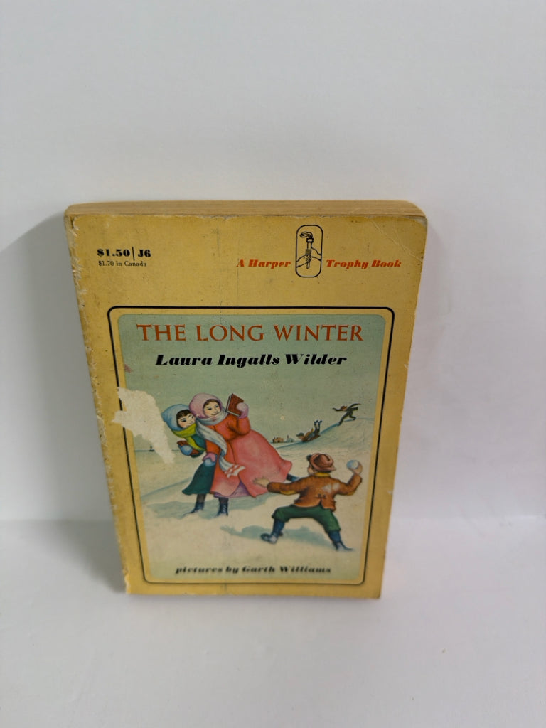 The Long Winter Harper Trophy Pre-Owned Laura Ingalls Wilder Fiction Books