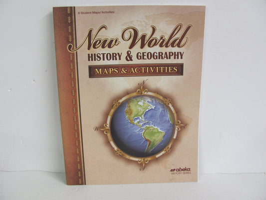 New World History Abeka Student Maps & Reviews  Pre-Owned History Textbooks