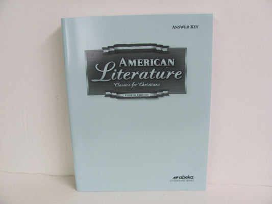 American Literature Abeka Answer Key  Pre-Owned 11th Grade Reading Textbooks