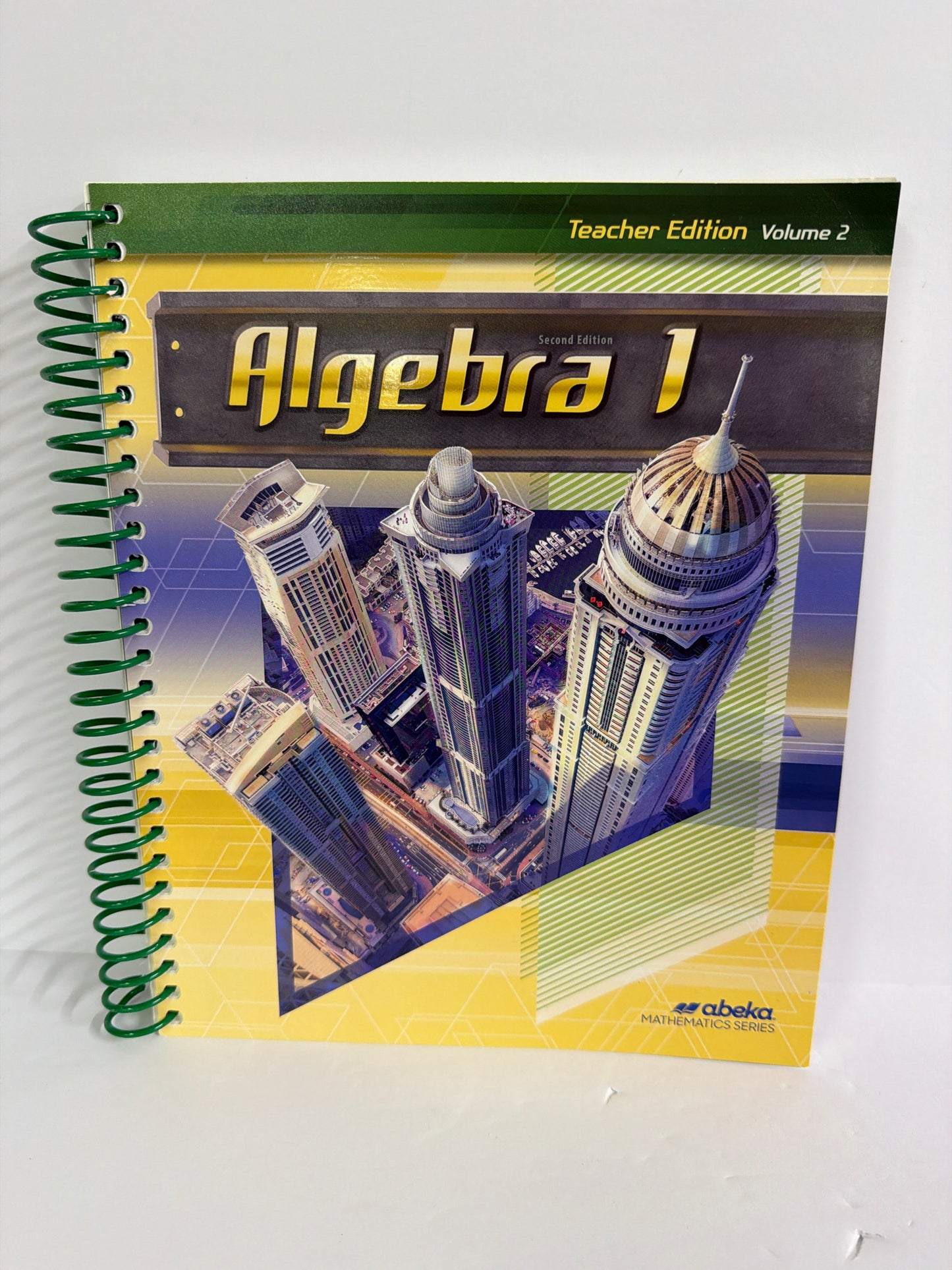 Algebra 1 Abeka Teacher Edition  Pre-Owned 9th Grade Mathematics Textbooks