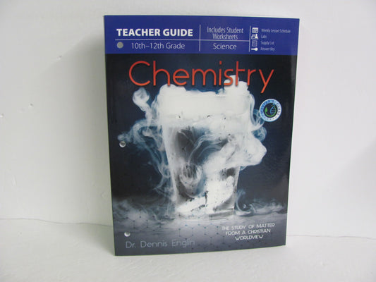 Chemistry Master Books Teacher Guide  Pre-Owned Englin Science Textbooks