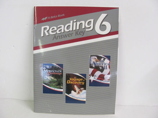 Reading 6 Abeka Answer Key  Pre-Owned 6th Grade Reading Textbooks