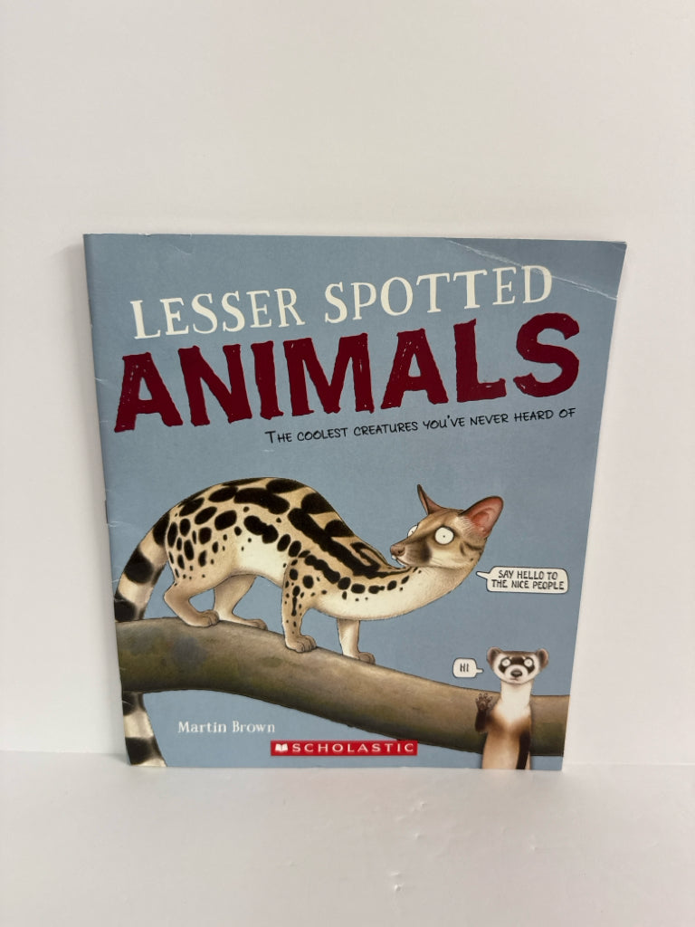 Lesser Spotted Animals Martin Brown Scholastic Paperback Books