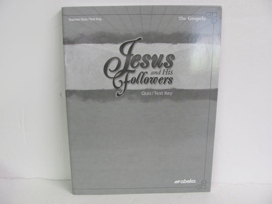 Jesus and His Followers Abeka Quiz/Test Key  Pre-Owned Bible Textbooks